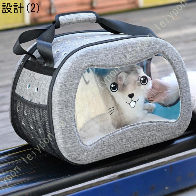 ペットリュック ペットキャリー キャリー バッグ ショルダー 手提げ 猫・小型犬 ウサギ用 7.5kg耐荷重 キャリー バッグ お洒落 丈夫 変形しない 飛び出し防止_5