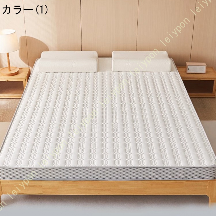 敷布団 シングル 厚い 軽量 防ダニ 抗菌 防臭 両面マットレス 敷き布団 軽い 体圧分散 夏用 ベッドパッド 抗菌防臭 通気性 籐涼しいシーツ オールシーズン_1