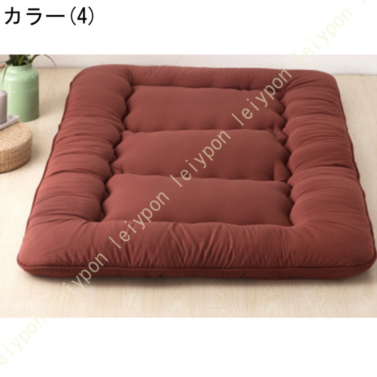 敷布団 セミダブル 極厚 厚い 敷き布団 軽量 折りたたみ 10cm 3層 ボリューム3層敷き布団 厚み10cm ほこりが出にくい 三つ折り コンパクト ボリューム敷布団_4