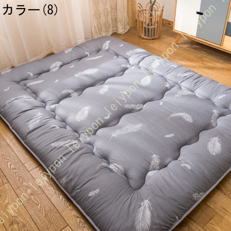 敷布団 セミダブル 極厚 厚い 敷き布団 軽量 折りたたみ 10cm 3層 ボリューム3層敷き布団 厚み10cm ほこりが出にくい 三つ折り コンパクト ボリューム敷布団_8