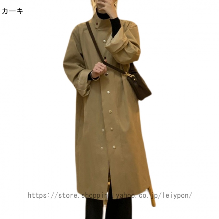 春 無地 ロングコート レディース トレンチコート 秋 上品 きれいめ ロング丈 ａライン 美シルエット シンプル アウター ジャケット ジャケット トレンチ 秋冬 トレンチコート 売れ筋新商品 Ahmedmostafa Us