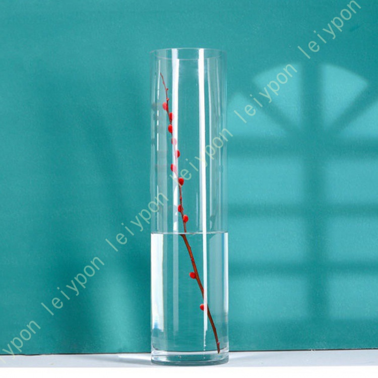 大型フラワーベース 高さ40cm フラワーベース ガラス 花瓶 シンプル