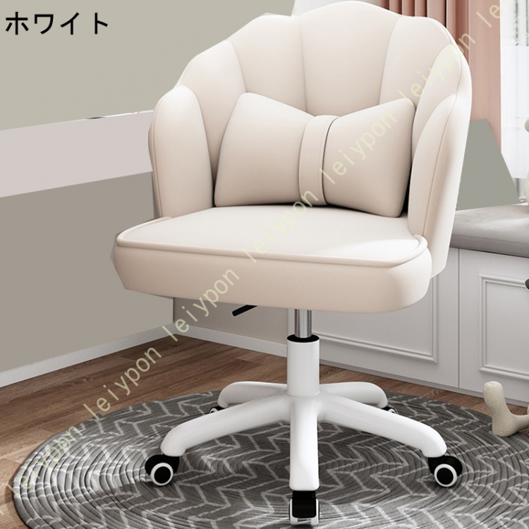 オフィスチェア ゲーミングチェア 椅子 キャスター付きチェア 360°回転 高さ調節自由 学習椅子 勉強椅子 かわいい スタイリッシュチェア 在宅ワーク 組立簡単_2