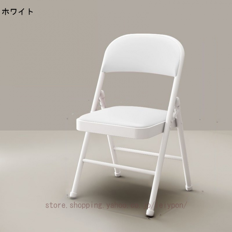 折り畳み椅子 折りたたみ椅子 折りたたみチェア 食卓椅子 シンプル おりたたみチェア 省スペース パイプ椅子 スタイリッシュ フォールディングチェア 背もたれ_2