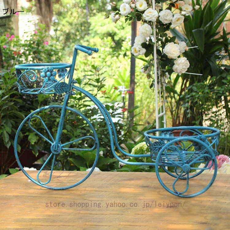 アイアン三輪車 インテリア フラワースタンド アイアン おしゃれ