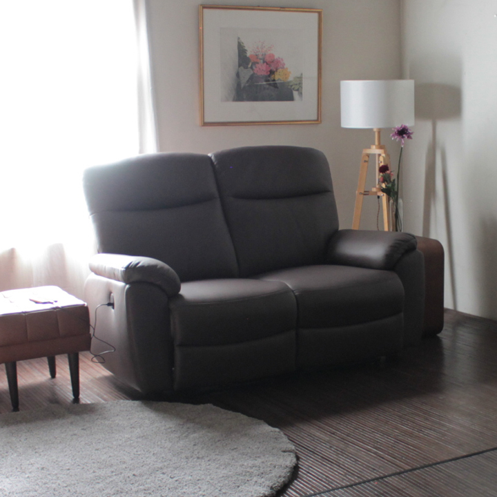 美品 電動リクライニングソファ 3人掛け Lelax Bella Comfort