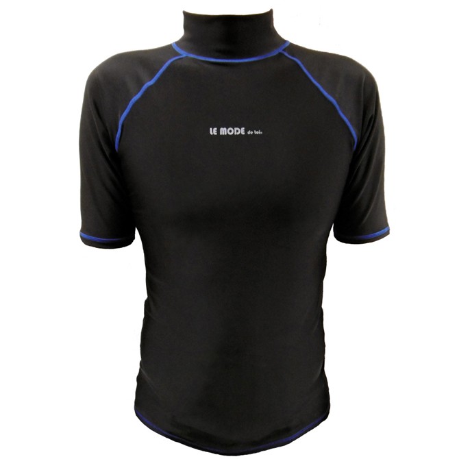 ラッシュガード 水着メンズ フィットネス 日本製 半袖 UVカット メンズ 男子 紫外線対策 日焼け防止 L O  910  ルモード CP | LE MODE de toi | 02