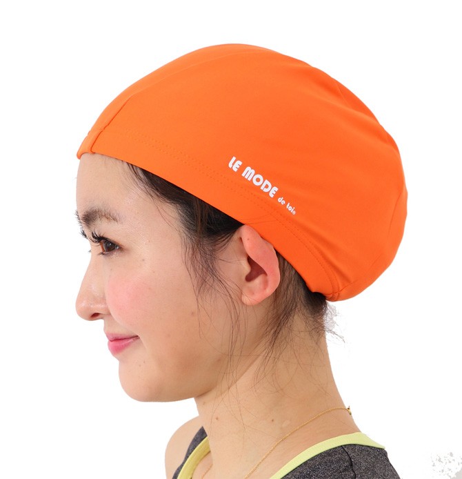 スイムキャップ スイミングキャップ 水泳帽 帽子 3サイズ 子供から大人まで ゆったり 深め 日本製 フィットネス水着 水着素材 送料無料 bousiSA5-ro｜lemode1｜07
