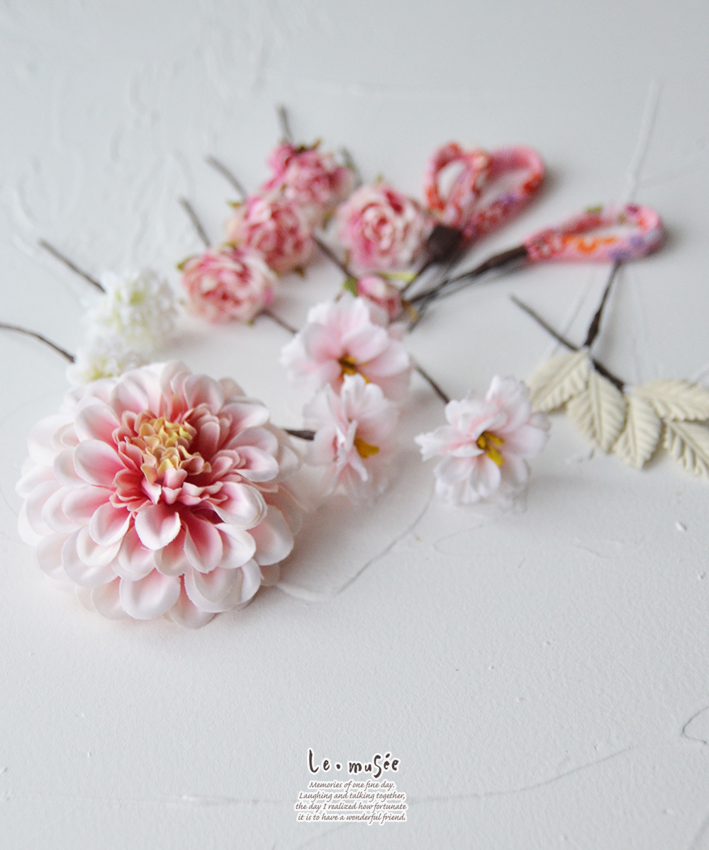 和装 髪飾り 造花 琴音