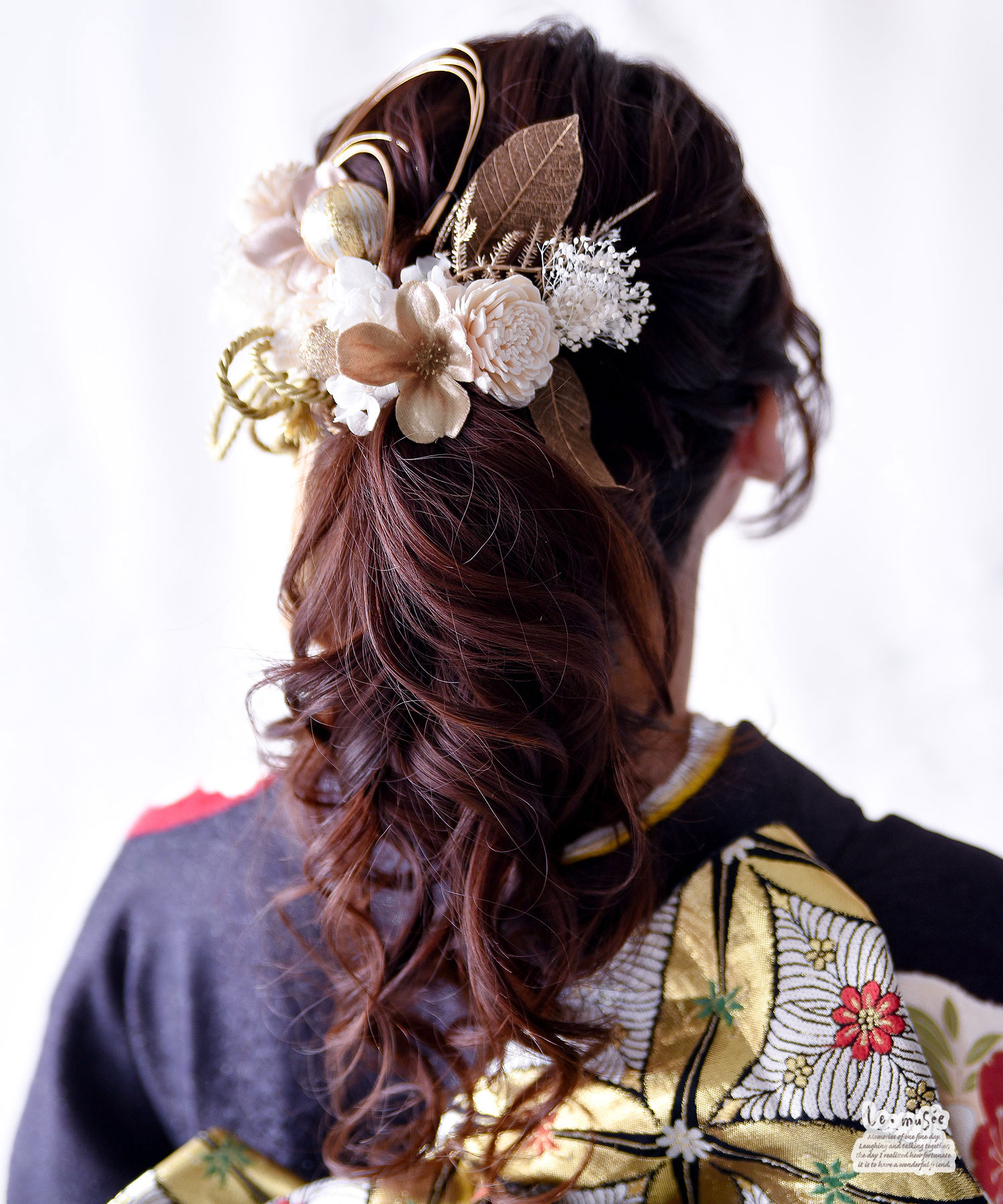 髪飾り 成人式 和装 花 水引 袴 卒業式 ヘッドドレス ウェディング 