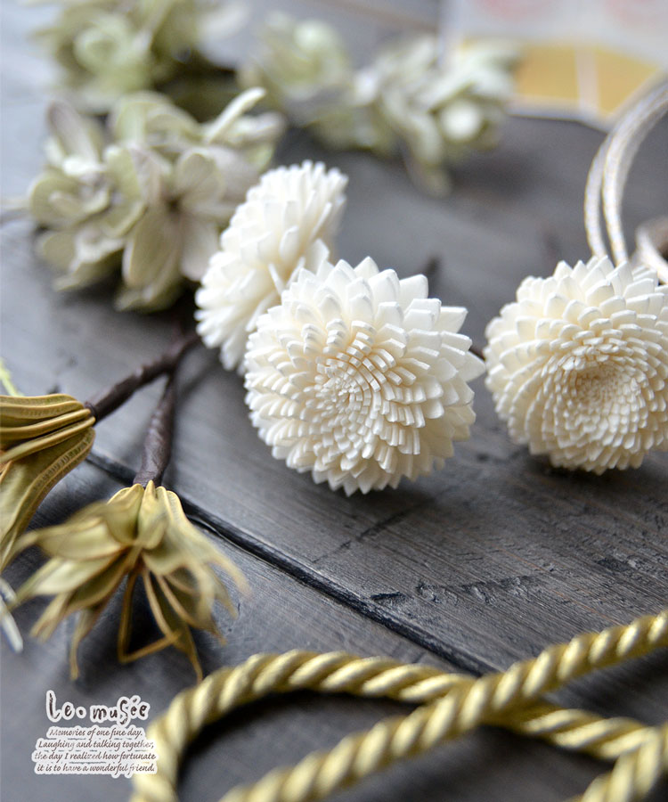 ドライフラワー 成人式 髪飾り 和装 ナチュラルオレガノ