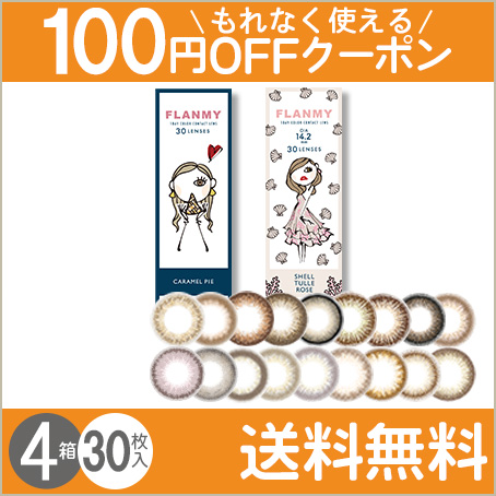 FLANMY 30枚入×4箱 / 送料無料 / メール便｜lens-uno