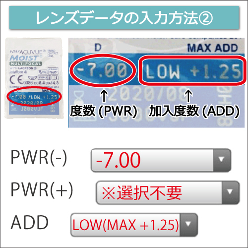 【ポスト便 送料無料★1箱あたり2,755円(税込3,030円)】ワンデーアキュビューモイスト マルチフォーカル 2箱セット｜lensrewards｜04