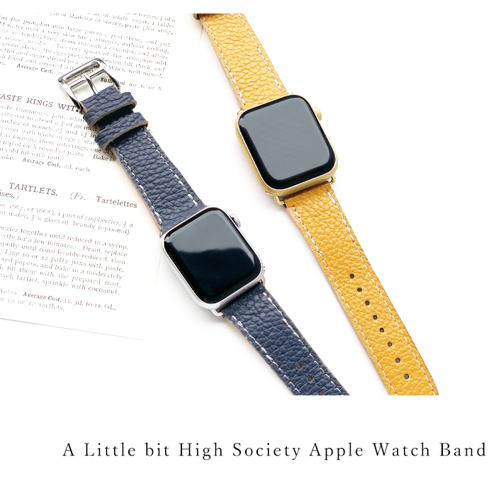 アップルウォッチ バンド 本革 レザー ちょっとハイソな 付け替え 交換 ベルト Apple Watch series 7 SE 6 5 4 3 2 1 applewatch_1