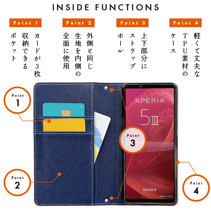 Xiaomi Redmi Note 10 Pro 手帳型 ケース カバー シャオミ レッドミー note10pro 携帯ケース スマホケース スマホカバー 北欧サフィアーノ風｜leo-and-aoi｜13