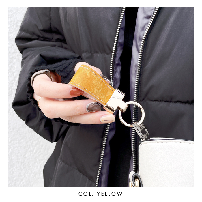 スマート キーリング 本革 プエブロベリー バッグチャーム