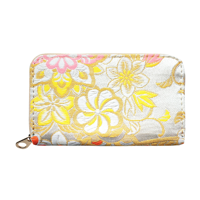 西陣織 着物 竹 コインケース 小銭入れ 上品 レディース 女性 ミニ財布