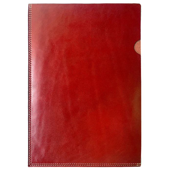 レザーファイル A4 書類入れ ビジネスグッズ 収納 シンプル こだわり