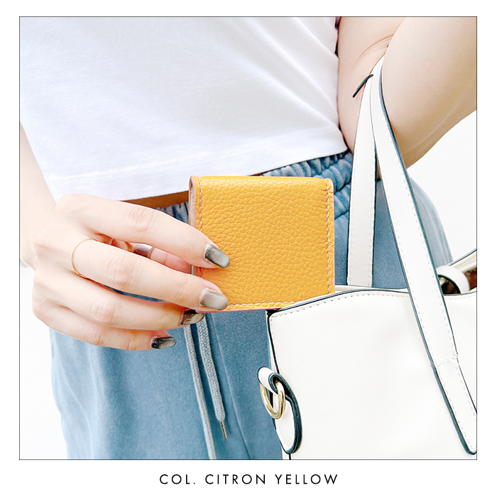 ボックス型 コインケース ミニ財布 本革 ちょっと ハイソ 小銭入れ