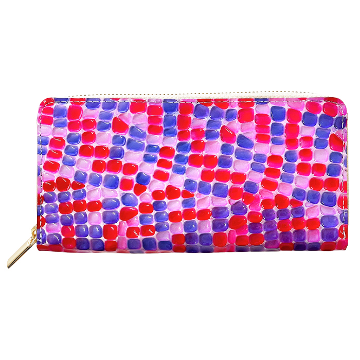 財布 レディース 長財布 本革 キャンディ ラウンドファスナー サイフ