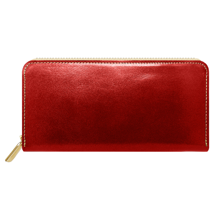 長財布 栃木レザー 本革 やさしいおかんの ラウンド型長財布 革 財布