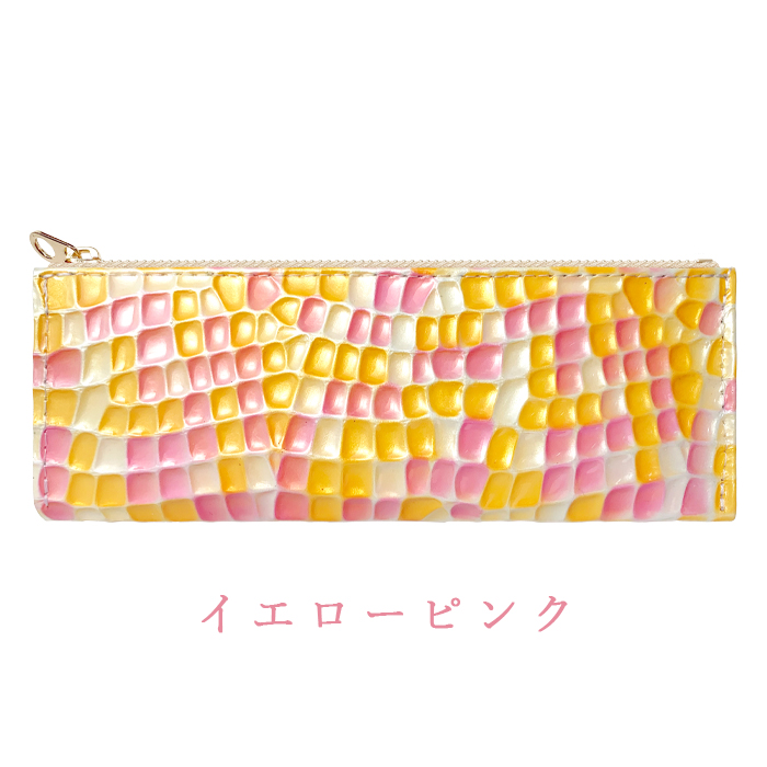 ペンケース 本革 キャンディー 筆箱 レディース エナメル レザー ペン