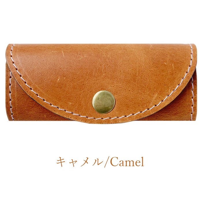 本革 キーケース 馬ヌメ革 メンズ スマートキー 三つ折り 牛革 レザー