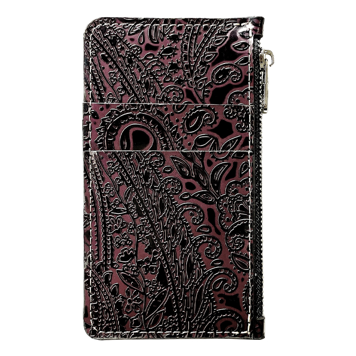 極美品　未使用　長財布　ペイズリー柄　コインケース　お札入れ　カード　箱付き paisleycoincase.jpg