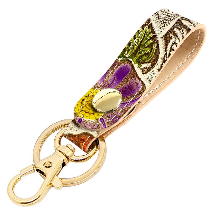 RRL カービング　キーホルダー　花柄 RRL カービング キーホルダー 花柄 - メルカリ