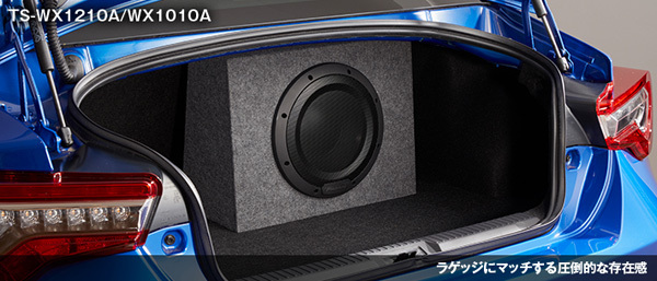 カロッツェリア TS-WX1010A 25cmパワードサブウーファー（密閉式