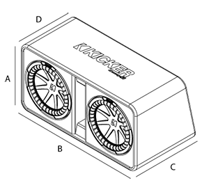 KICKER キッカー VCWC122 CompC ウーハーBOX :kicker-vcwc122:ルロワ