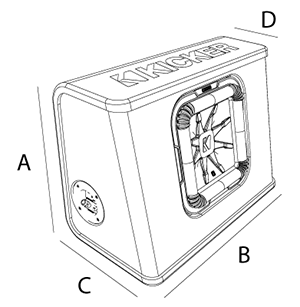 KICKER キッカー VL7122 L7ウーハー専用設計ウーハーBOX : ルロワ