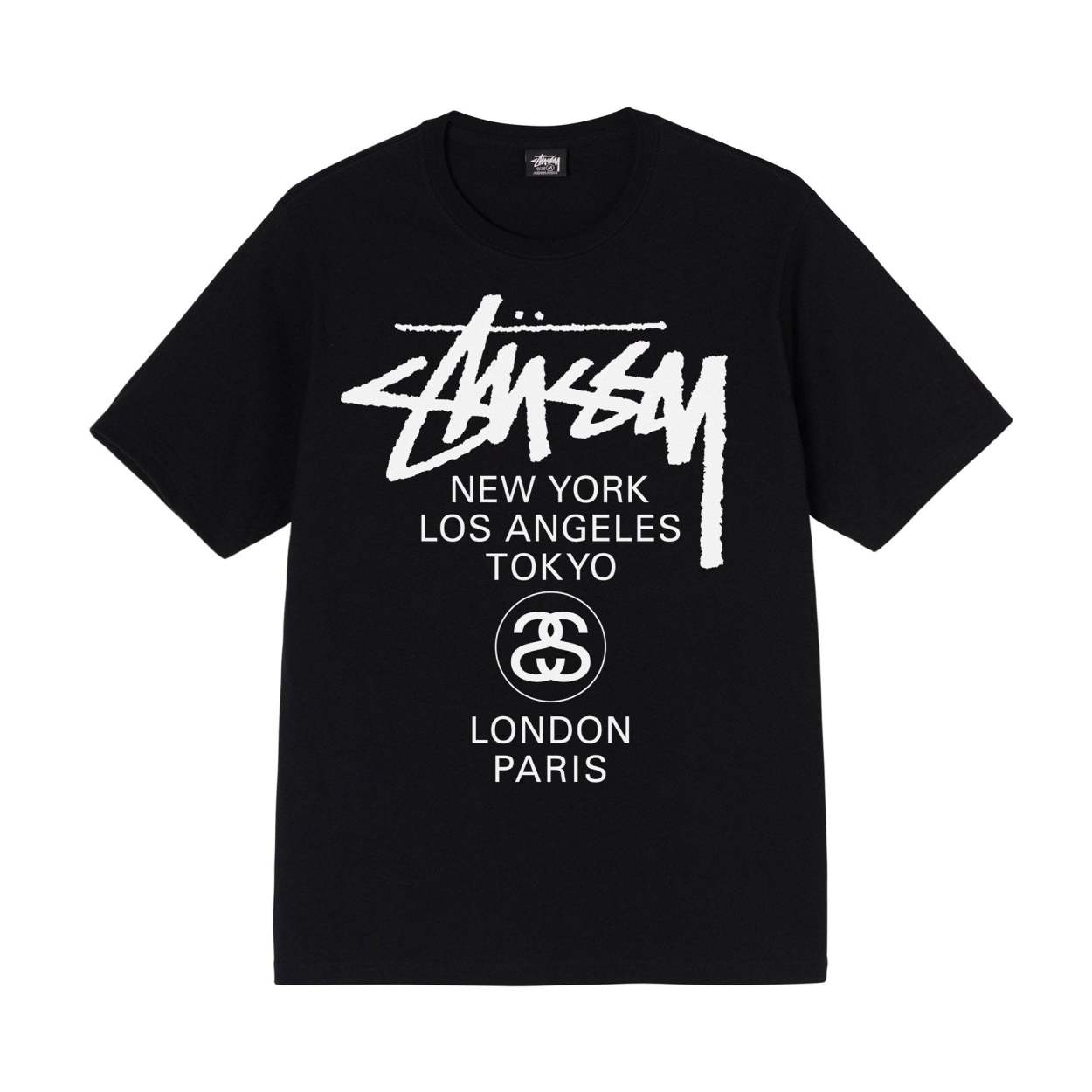 大人気＆ステューシー STUSSY WORLD TOUR TEE Tシャツ 半袖 World Tour 