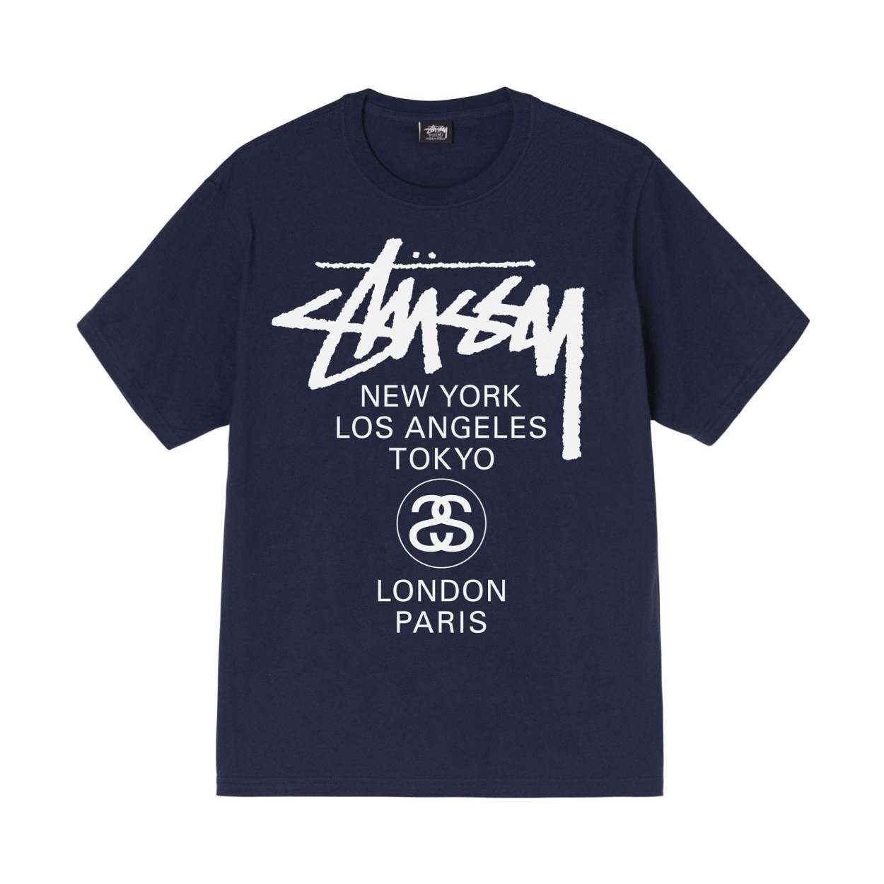 大人気＆ステューシー STUSSY WORLD TOUR TEE Tシャツ 半袖 World Tour 