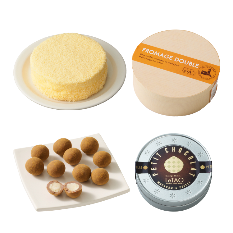 ホワイトデー お返し チーズケーキ  ルタオ スイーツ チーズケーキ ドゥーブルフロマージュと選べるホワイトデースイーツ | ルタオ | 01