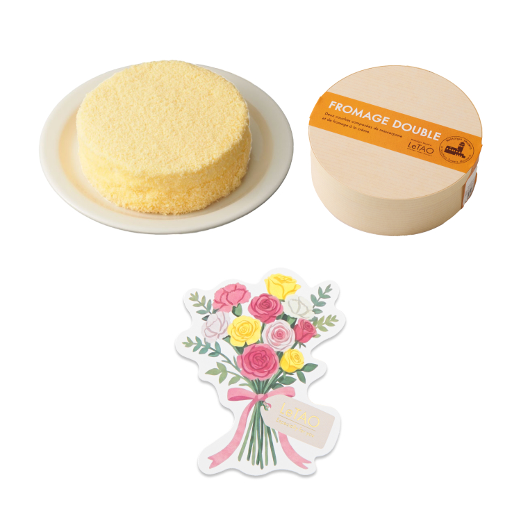 爆買 母の日 スイーツ 2026 プレゼント ギフト 食べ物 洋菓子 チーズケーキ ケーキ ルタオ ドゥーブルフロマージュ 4号 | ルタオ | 02