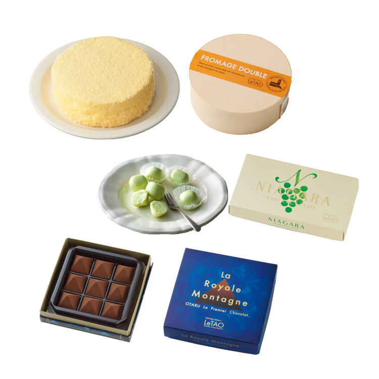クリスマスケーキ バレンタイン 2025 プレゼント  チーズケーキ ケーキ タルトケーキ ルタオ 奇跡の口どけセット 送料込み | ルタオ | 03