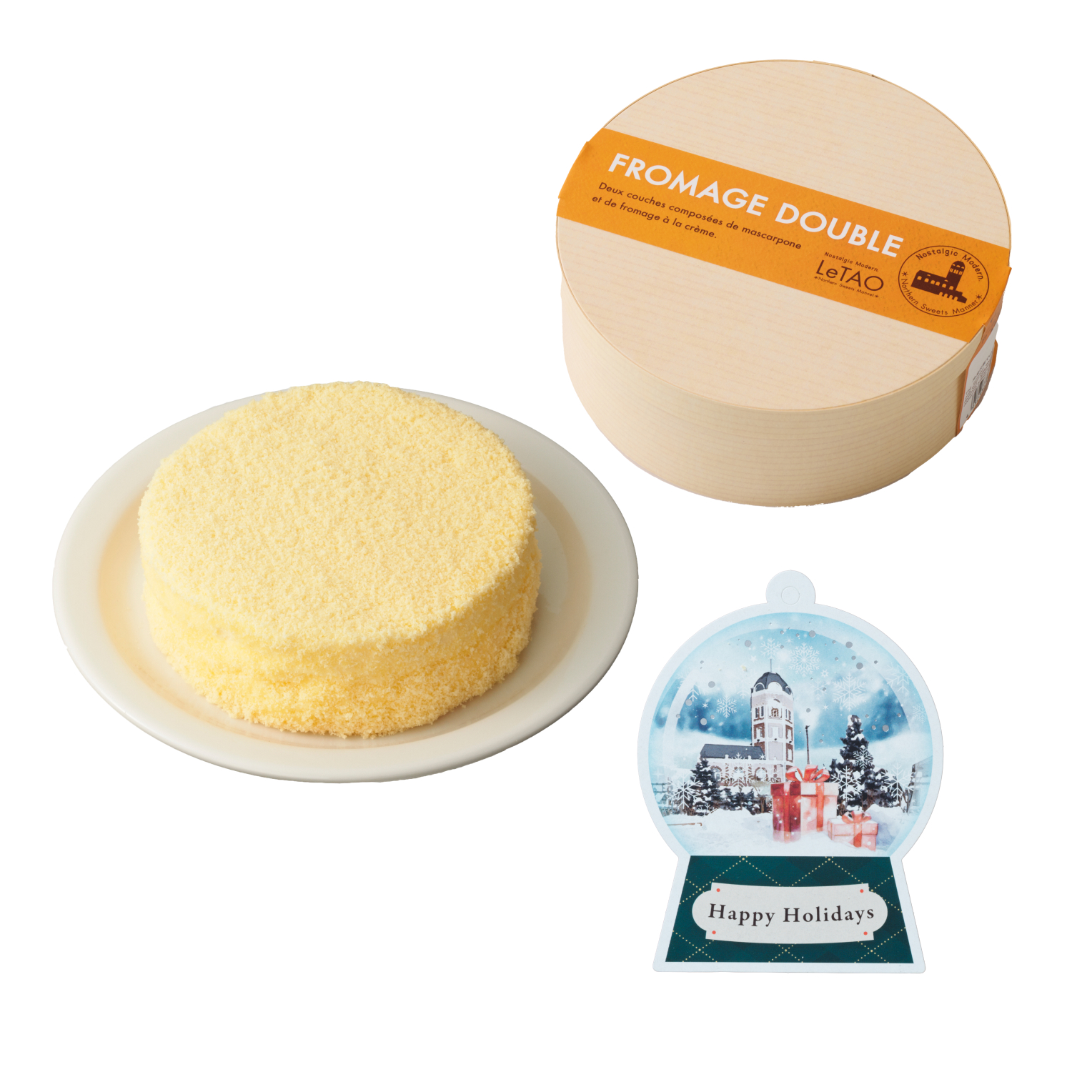 バレンタインデー バレンタイン 2026 プレゼント ギフト スイーツ 洋菓子 チーズケーキ ケーキ ルタオ ドゥーブルフロマージュ 4号 | ルタオ | 01