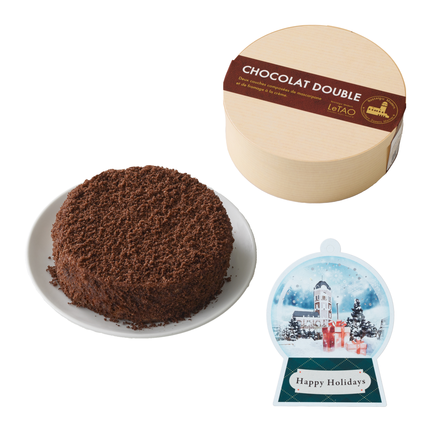 バレンタインデー バレンタイン 2026 プレゼント  ギフト スイーツ 洋菓子 チョコレートケーキ ルタオ ショコラドゥーブル 4号 | ルタオ | 01