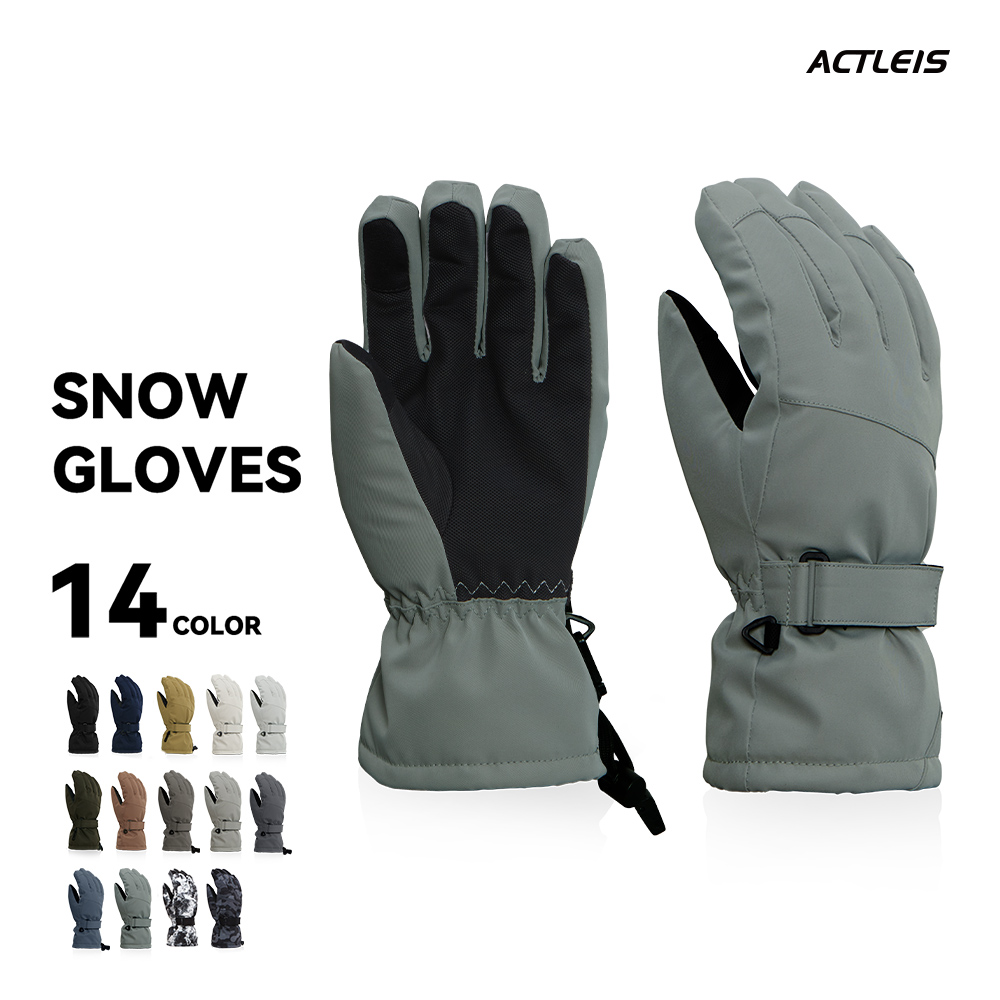 スキー スノーボード グローブ メンズ スキーグローブ スノーボードグローブ スノボグローブ スノボーグローブ スノーグローブ 手袋 スノボ スノボー スノー | ACTLEIS | 12