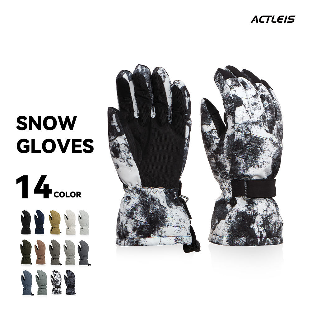 スキー スノーボード グローブ メンズ スキーグローブ スノーボードグローブ スノボグローブ スノボーグローブ スノーグローブ 手袋 スノボ スノボー スノー | ACTLEIS | 13