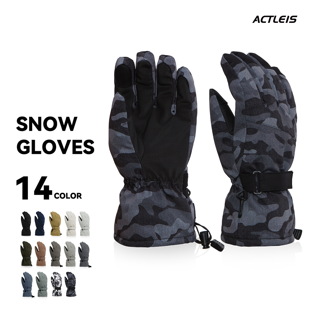 ACTLEIS（アクレイス） スキー スノーボード グローブ メンズ スキー
