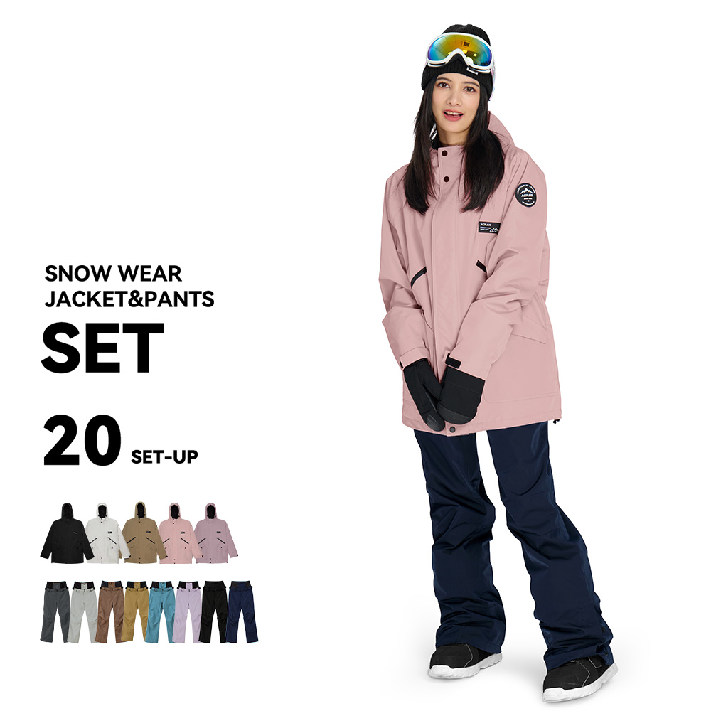 Actleis スノーボードウェア 上下セット スキーウェア レディース ACTLEIS（アクレイス） スノーボードウェア スキーウェア レディース