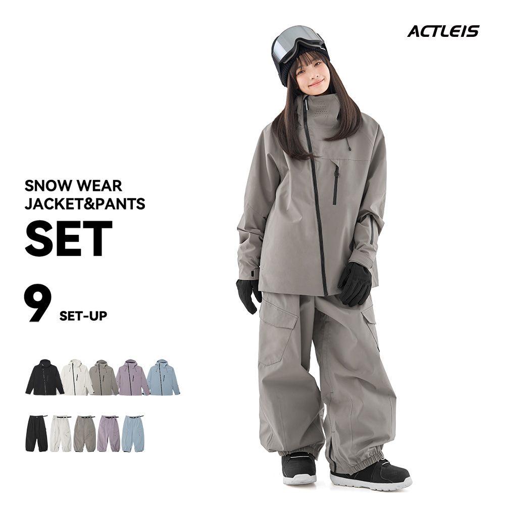 ACTLEIS（アクレイス） スノーボードウェア スキーウェア レディース