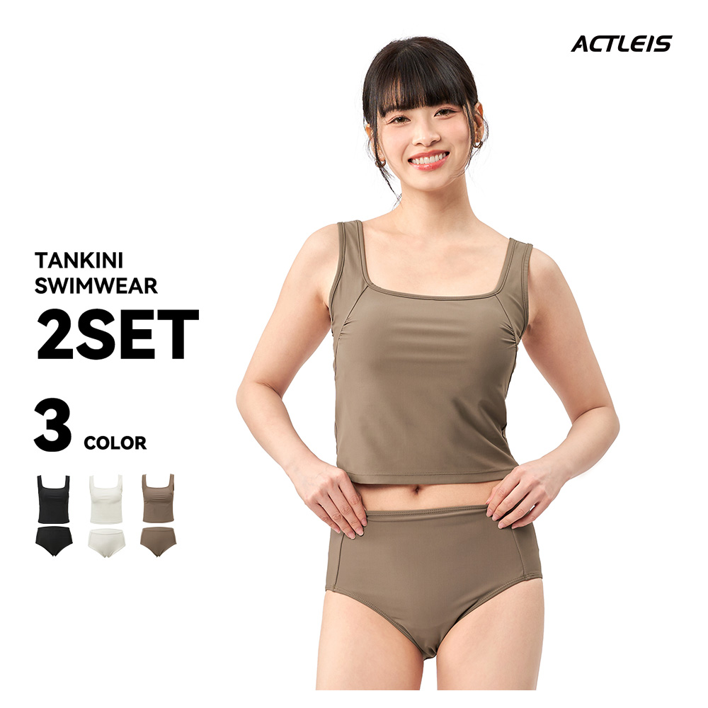 【Seafolly】シンプル☆タンキニトップ上下セット/体型カバー org.jpg