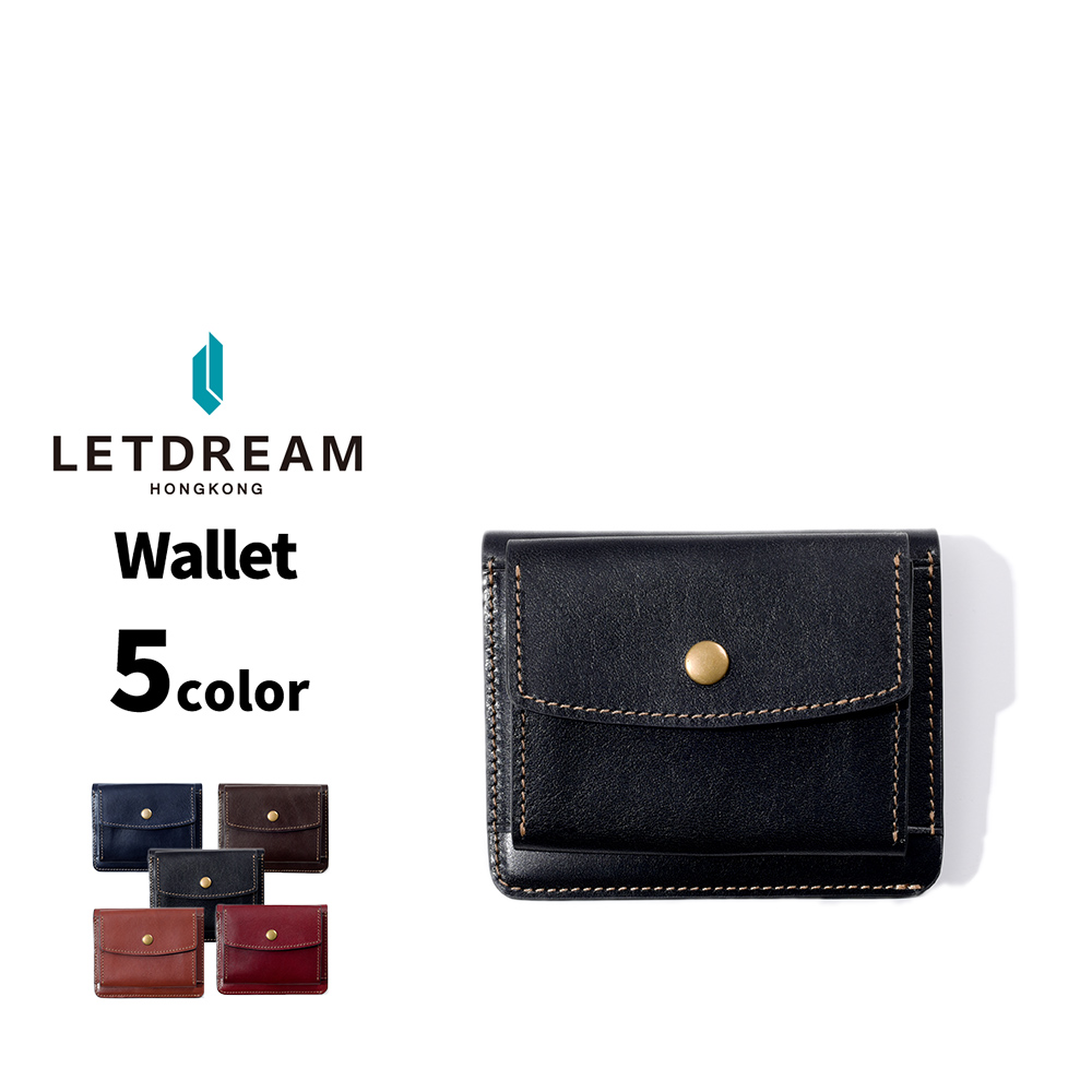 【イタリアン革】LETDREAM ミニ財布 財布 本革 極小財布 コインケース 小銭入れ 革 メンズ レディース | LETDREAM | 01