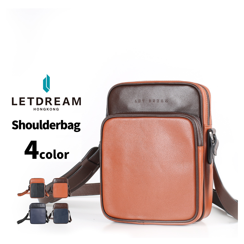 LETDREAM（レットドリーム） ショルダーバッグ メンズ 本革 革 