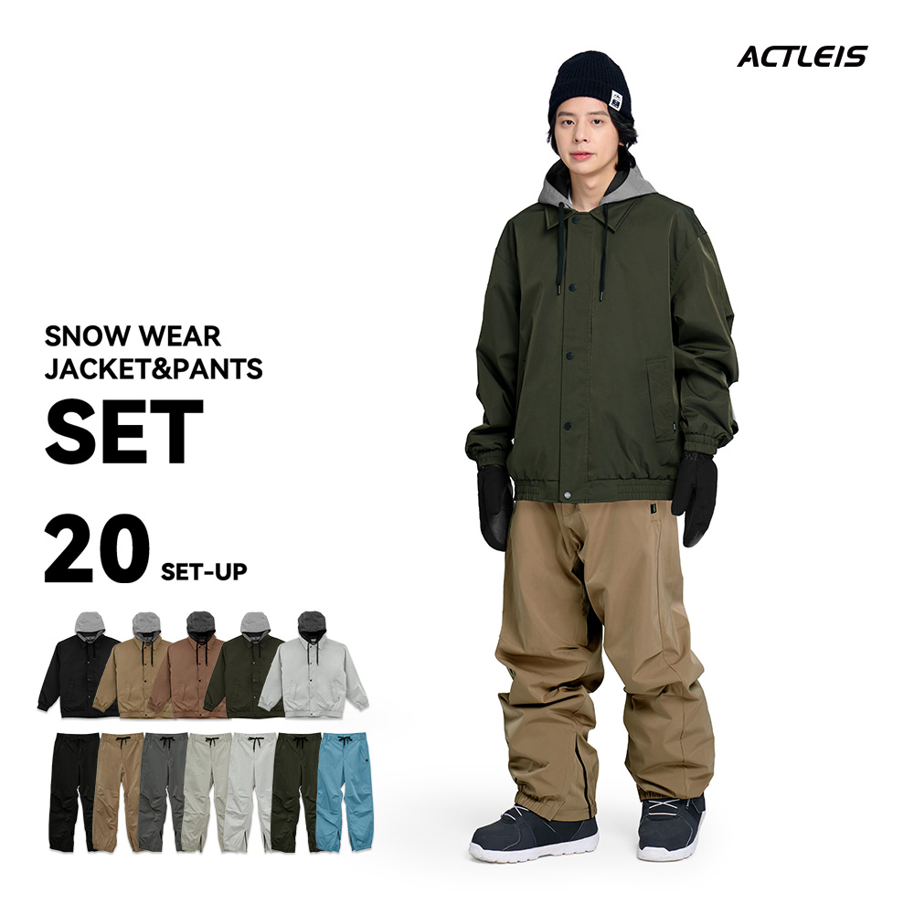 ACTLEIS スノーボードウェア セットアップ XSサイズ ACTLEIS スノーボードウェア セットアップ XSサイズ