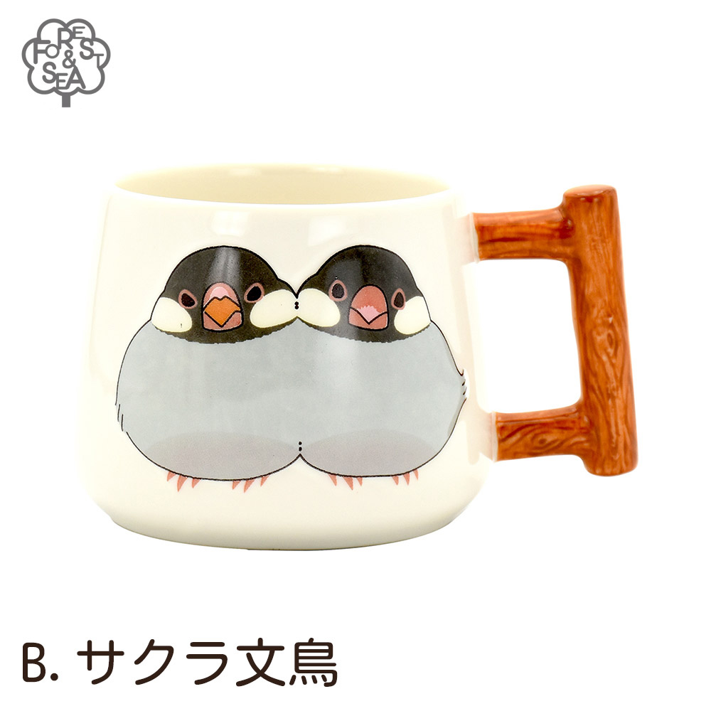 にゃん屋 フォレスト＆シー ぴた小鳥 マグ 全3種 | マグカップ カップ