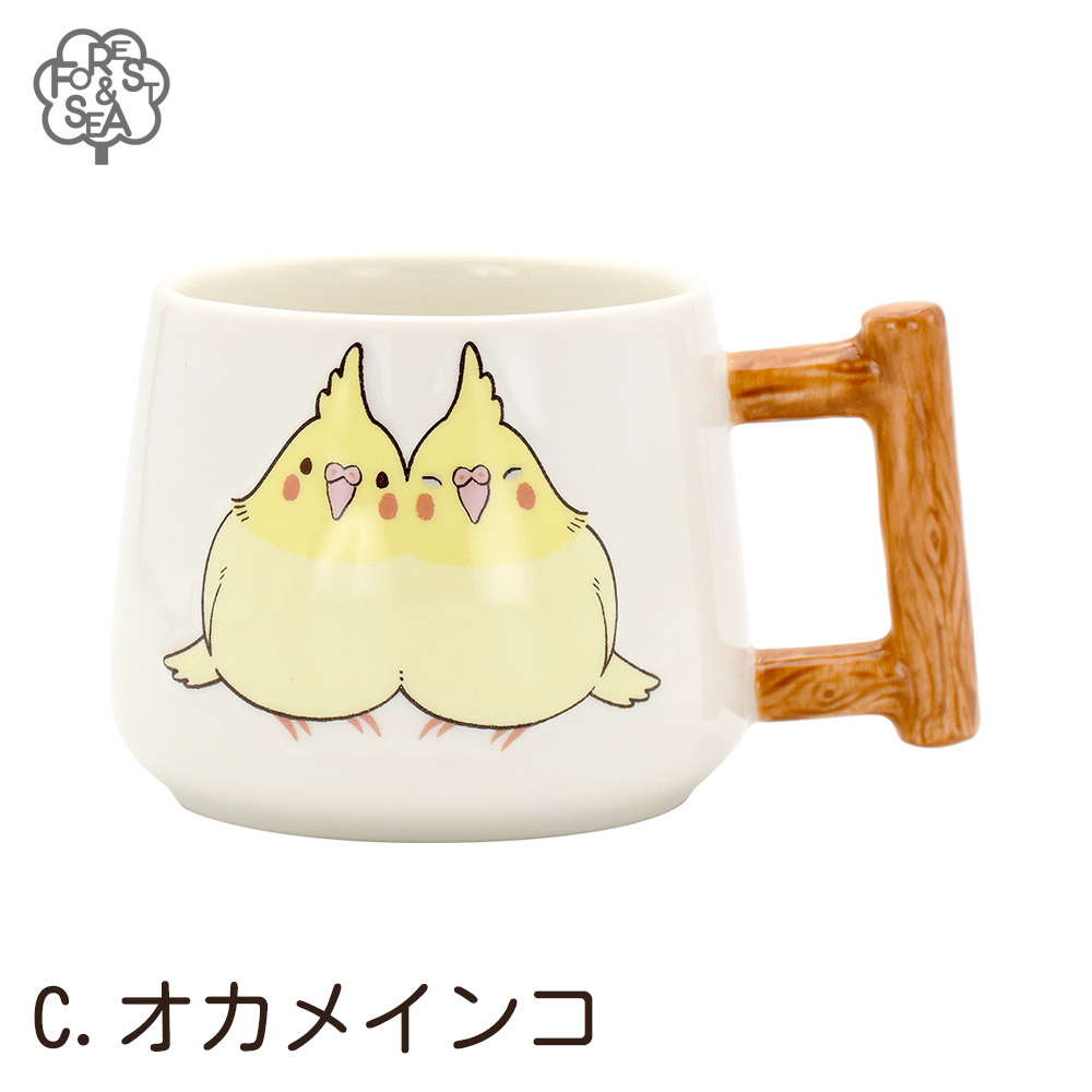 にゃん屋 フォレスト＆シー ぴた小鳥 マグ 全3種 | マグカップ カップ